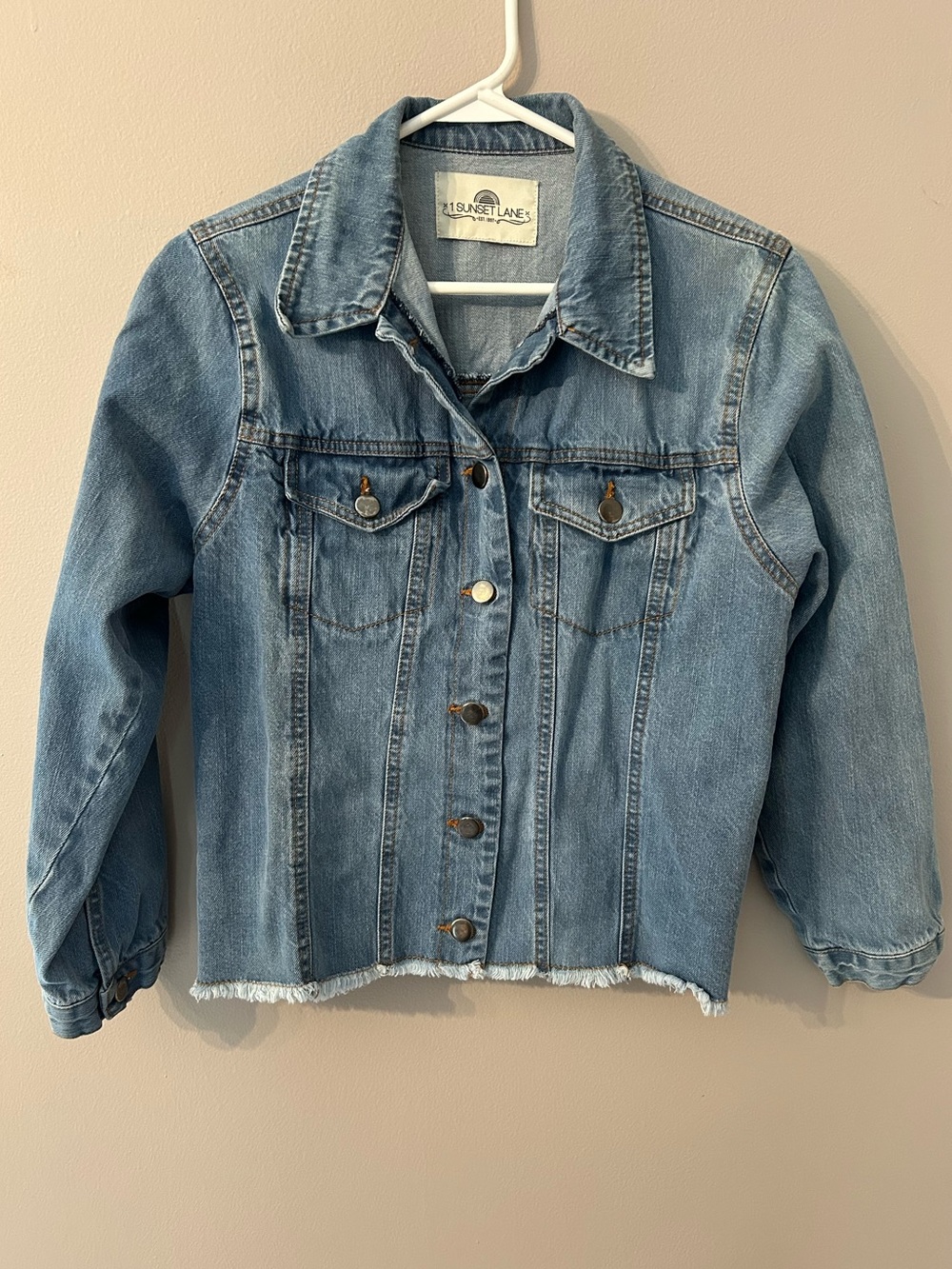Sunset Lane Women’s Light Blue Denim Jacket